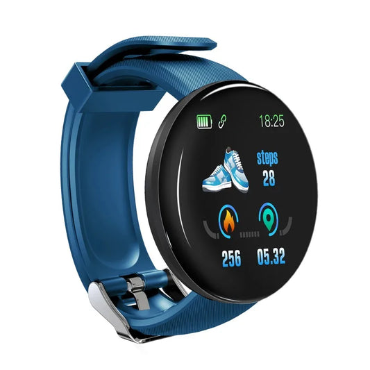 Smart Waterproof Blood Pressure Tracker Watch for Men & Women - Compatible with Android & iOS